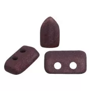 Perles en verre Piros® par Puca® 2x5 mm - Trendy Plum Mat x10g