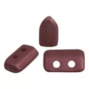 Perles en verre Piros® par Puca® 2x5 mm - Trendy Wine Lees Mat x10g