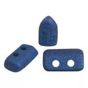 Perles en verre Piros® par Puca® 2x5 mm - Trendy Royal Blue Mat x10g
