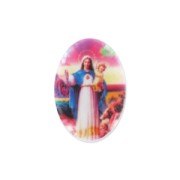 Cabochon Marie et Jésus 18x13 mm|raw }}