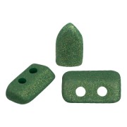 Perles en verre Piros® par Puca® 2x5 mm - Trendy Fern Green Mat x10g