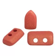 Perles en verre Piros® par Puca® 2x5 mm - Trendy Sienna Mat x10g