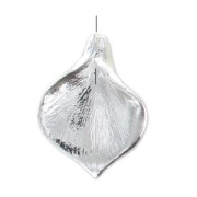 Breloque pétale 17 mm Placage argent fin x1|raw }}