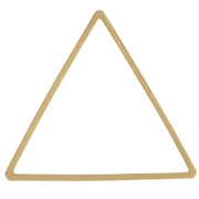 Anneaux de montage et tissage triangle 25x29 mm - Laiton brut x25|raw }}