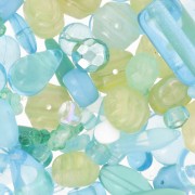 Assortiment de perles de bohème - Caribbean x50g