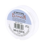 Fil élastique Elonga 0.7 mm - Multi-brins - Blanc x100m|raw }}