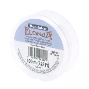 Fil élastique Elonga 0.7 mm - Multi-brins - Blanc x100m