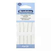 Aiguilles à chas réformable 6.4 cm - Epaisse - Acier inoxydable x4