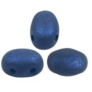Perles en verre Samos® par Puca® 7x5 mm - Trendy Royal Blue Mat x10g