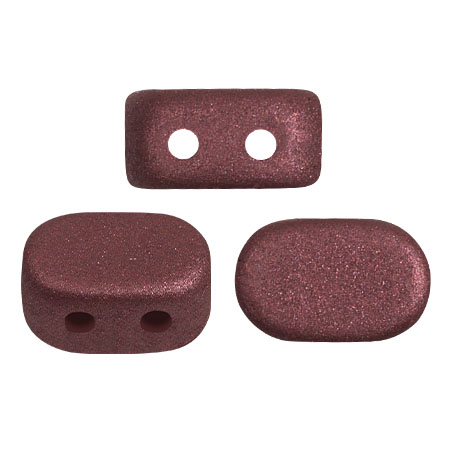 Perles en verre Lipsi® par Puca® 4x6 mm - Trendy Wine Lees Mat x10g