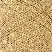 Fil plat en polyester ciré Slam Cord pour micro macramé 0.8 mm - Doré x100m