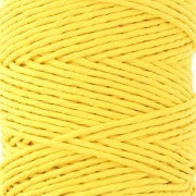Bobine de 62 mètres de fil de chanvre Hemp Cord 1.1 mm - Jaune