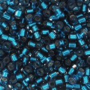 Miyuki Delica 10/0 DBM0608 - Dyed Siver Lined Blue Zircon x8g|raw }}