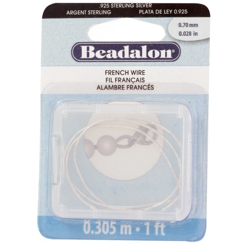 French Wire (cannetille) 0.7 mm - Argent 925 x30cm