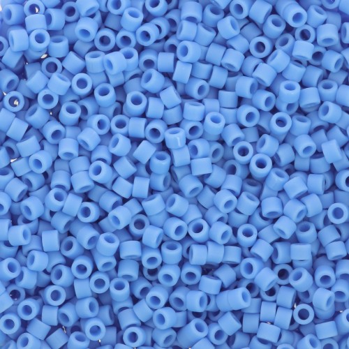 Toho Aiko 11/0 1.6 mm TA0143DF - Opaque Kingman Turquoise Frosted x4g