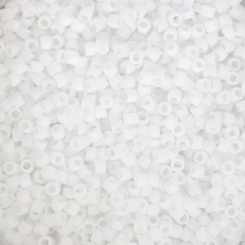 Toho Treasures 1.8 mm TO1T41F - Opaque White Frosted x8g