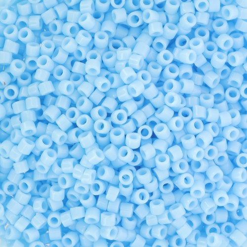 Toho Treasures 1.8 mm TO1T43 - Opaque Blue Turquoise x8g