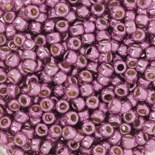 Rocaille Toho 8/0 TO8RPF580 - PF Sugar Plum Galvanized x8g