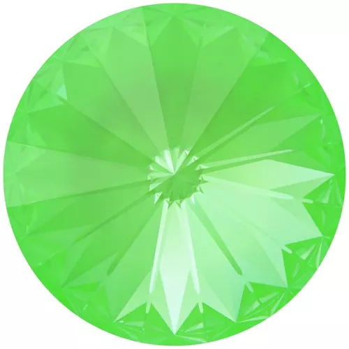 Cabochon PureCrystal 1122 Rivoli 12 mm - Crystal Electric Green Ignite x1