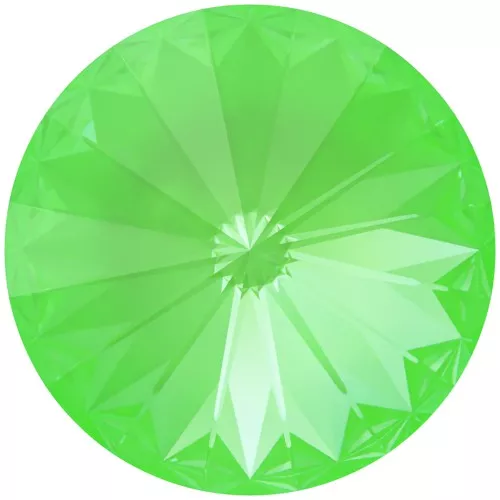 Cabochon PureCrystal 1122 Rivoli 14 mm - Crystal Electric Green Ignite x1