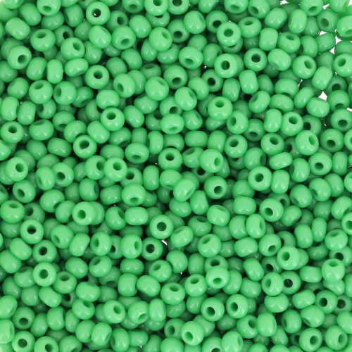 Preciosa Perles rocailles 11/0 2 mm - Green Opaque x20g