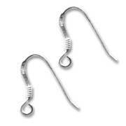 Crochets d'oreilles 18 mm en Argent 925 x4|raw }}