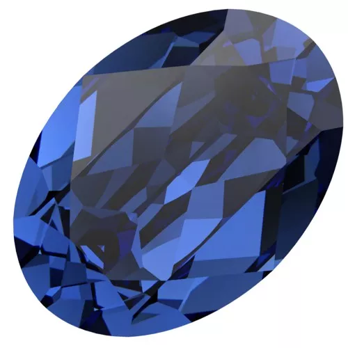 Cabochon PureCrystal 4120 14x10 mm - Reinvented Dark Sapphire x1