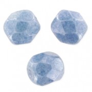 Facettes 4 mm Chalk White Baby Blue Luster x50