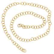 Anneaux ouverts 4x0.7 mm - Acier inoxydable 316L Doré x100