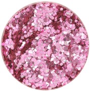 Paillettes biodégradables - Grosses - Rose x10g