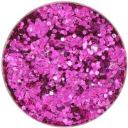 Paillettes biodégradables - Grosses - Fuchsia x10g