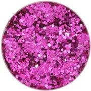 Paillettes biodégradables - Grosses - Fuchsia x10g