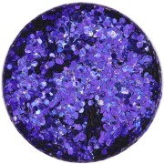 Paillettes biodégradables - Grosses - Bleu foncé x10g
