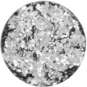 Paillettes biodégradables - Grosses - Argent x10g