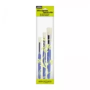 Pinceaux pochoirs x3