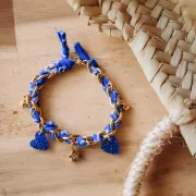 Breloque étoile 5.5 mm - Acier inoxydable 304L Doré x1