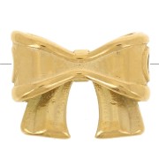 Perle noeud 9.5x12 mm - Acier inoxydable 304L Doré x1|raw }}