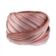 Ruban de soie Shibori Mocha x10cm