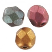 Facettes 6 mm Metallic Iris Satin x25