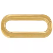 Intercalaire rectangle arrondi 22x10 mm - Acier inoxydable 304L Doré x1