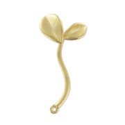 Intercalaire feuilles 23 mm Doré à l'or fin satiné x1