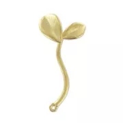 Intercalaire feuilles 23 mm Doré à l'or fin satiné x1