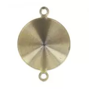 Serti intercalaire à coller pour cabochon PureCrystal 1122 14 mm - Bronze x1