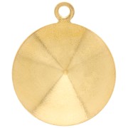 Serti pendentif à coller pour cabochon PureCrystal 1122 14 mm - Doré x1