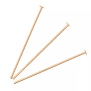 Clous tête plate 12.5x0.35 mm - Gold filled (or laminé) x100|raw }}