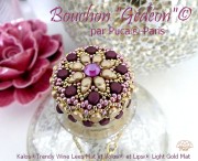 Bouchon en liège et buis décoratif 32x29 mm à customiser x1