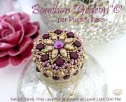 Bouchon en liège et buis décoratif 32x29 mm à customiser x1