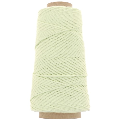 Bobine de cordon coton macramé Organic Cotton Détox XL peigné - Vert d'eau x200m
