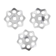 Coupelles filigranées 11 mm en acier inoydable 304 x50|raw }}