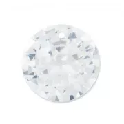 Pendentif rond en Oxyde de Zirconium 8 mm Crystal x1